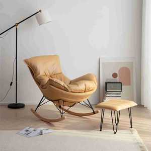 Bắc Âu kích thước lớn ngoài trời hiện đại làm mát phòng khách ban công phòng ngủ Ghế xích đu đơn <span class=keywords><strong>Sofa</strong></span> - Product Image 3