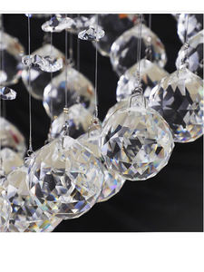 إضاءة جذابة بدلاية درج طويلة للدرج غرفة المعيشة ديكور داخلي كريستال عالي الجودة - Product Image 4