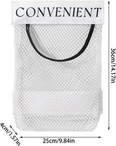 Large Capacity Wall-mounted <b>Plastic</b> <b>Kitchen</b> Garbage Bag Storage Artifact with Net Medical Kit Set - Product Image 2
