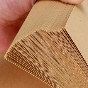 80g Vorgeschnittene Kraftpapierbögen 15x20 Zoll 480 Blatt Braunes Geschenkpapier Robustes Bastelpapier Hellbraunes Konstruktionspapier - Product Image 3