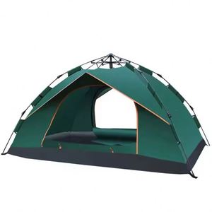 Factory OEM One Bedroom Four-Season <b>Waterproof</b> Camping 3-4 Person Automatic Pop Instant Outdoor Polyester Double Layer <b>Tent</b> - Product Image 1