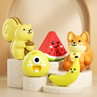 Jouet pour chien de chiot de fruits sûr et non toxique Jouets à mâcher grinçants pour mâcheurs agressifs