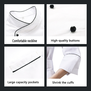 Nouvel hôtel chef uniforme Chef veste été chemise cuisinier Costumes Restaurant Service alimentaire hôtel Chef manteau - Product Image 4