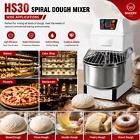 Pétrin Spirale Commercial 12KG Double Vitesse Double Action avec Moteur en Cuivre Pur et Minuteur Numérique
