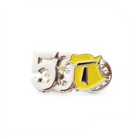 Prix d'usine, vente chaude, badges nominatifs en métal 3D gravés sur mesure pour vêtements/chapeaux