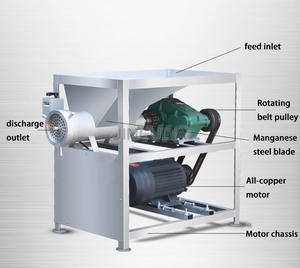 <span class=keywords><strong>เครื่อง</strong></span><span class=keywords><strong>บด</strong></span>เนื้อปลาวัวควายแช่แข็งขนาดใหญ่ใช้ในเชิงพาณิชย์300กิโลกรัม/ชั่วโมงใหม่ - Product Image 5