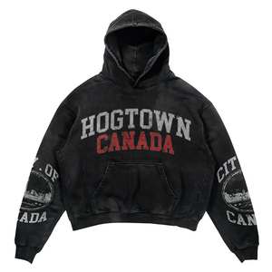 Jersey acogedor para hombre, Sudadera con capucha, tela de algodón suave, respetuoso con el medio ambiente, diseño impreso, moda de otoño - Product Image 4