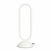Lampe de table intelligente JINK Luma O100, électrique, réglable, blanche, avec commande par application, abat-jour noir, pour Apple Home, éclairage d'ambiance de chevet