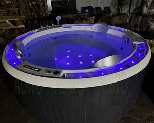 Bain à remous extérieur rond Jacuzziss, baignoire extérieure, spa encastré, piscine à remous, baignoire extérieure, spa balnéothérapie - Product Image 3