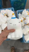 Jouet anti-stress licorne le plus vendu en TPR à rebond lent, motif fruit de dessin animé, jouet sensoriel à presser pour décoration de bureau