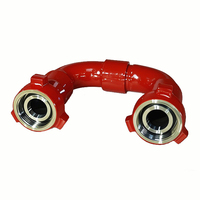Coude pivotant Chiksan à rayon long style API6A 10 en acier allié forgé, raccord à marteau Fig1502 pour collecteur de fracturation de champ pétrolier