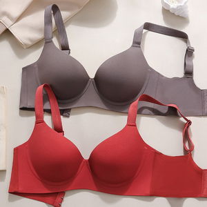 Cofre pequeño con gran reunión y ropa interior <span class=keywords><strong>sin</strong></span> costuras antiflacidez para niñas <span class=keywords><strong>sin</strong></span> anillos de acero Sujetador de mujer de copa mediana y gruesa - Product Image 4