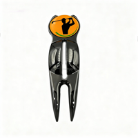 Outil de réparation de divots de golf tout-en-un, marqueur de ligne de balle de golf, en alliage durable, accessoires pratiques pour le golf sur le terrain