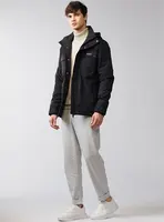 Jaquetas externas masculinas, atacado, jaquetas da moda, com enchimento para o inverno, com capuz, jaqueta