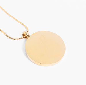 Inspire สร้อยคอสแตนเลสสตีลเครื่องประดับกันน้ำสร้อยคอเหรียญทรงกลมว่างขายส่ง - Product Image 1