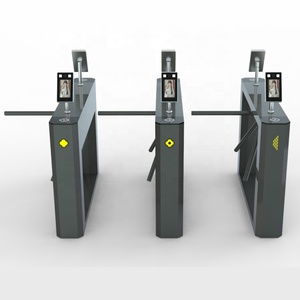 Cổng quay điều khiển truy cập ngoài trời Ba thanh với cầu nhận dạng khuôn mặt kiểu chân vịt - Product Image 2