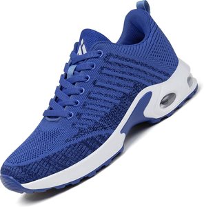 Zapatillas deportivas ligeras para mujer, zapatos informales transpirables con cojín de aire, color negro, para correr, venta al por mayor, 2021 - Product Image 1