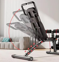 Banc de musculation avec haltères réglables, pliable, unisexe, équipement de fitness multifonctionnel pour la maison, avec support