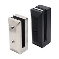 Support de panneau de balustrade pour verre de 12 mm, fixation murale latérale, goujon pour verre
