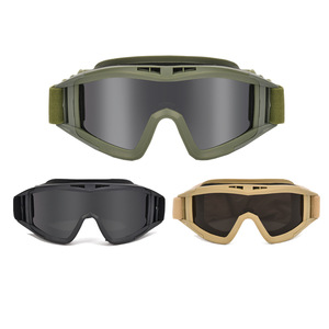 Gafas Tácticas Um008 con Marco Completo, Lentes de PC, Marco de TPU, Antivaho, Protección para Tiro al Aire Libre - Product Image 3