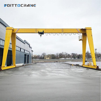 Grue portique monopoutre sur rail de type boîte, modèle MH, de 1 à 50 tonnes