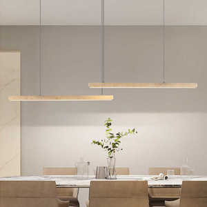 Lampadario Wabi-Sabi per Tavolo da Pranzo e <span class=keywords><strong>Isola</strong></span>, Illuminazione Moderna per Interni, Lampada a Sospensione in Travertino per Ristorante, Bar e Sala da Tè - Product Image 3