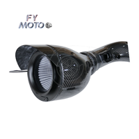 Tuyau d'admission d'air en fibre de carbone pour BMW M2 F87 M3 F80 M4 F82 S55 Style ER NOIR BRILLANT