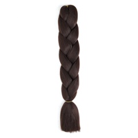 Perruque tressée Big Braids 82 pouces 165g, double trame machine, fibre haute température, longues dreadlocks africaines noires, non adaptées à la teinture