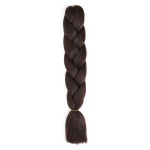 Perruque tressée Big Braids 82 pouces 165g, double trame machine, fibre haute température, longues <span class=keywords><strong>dreadlocks</strong></span> africaines noires, non adaptées à la teinture - Product Image 6