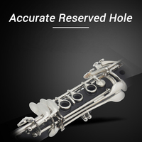 Professional 17 Keys Nickel Plated Ebonite Bb Clarinet