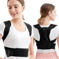 Correcteur de posture dorsal réglable Star pour hommes et femmes, ceinture de soutien respirante pour le haut du dos, stabilisateur de cyphose