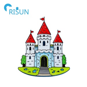 Exquisita forma de Casa insignia personalizado arquitecto hogar broche Pin bienes raíces construcción arquitectura edificios solapa Pin - Product Image 6