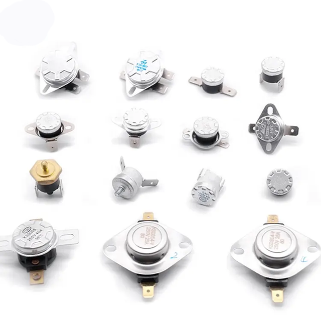 Ksd Bimetallic Thermostat Factory Outlet Temperature Cutoff Switch Snap-action Bimetallic Thermostat 250V 10A 16A 0 to 300 C