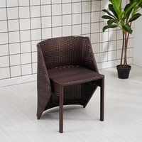Meilleur balcon extérieur loisirs créatifs petit rotin en osier table basse chaise ensemble de salle à manger à vendre