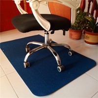 Ev ofis kaymaz sandalye minderi kendinden yapışkanlı Polyester halı kare şekli yastıklı özelliği ile zemin koruma halı