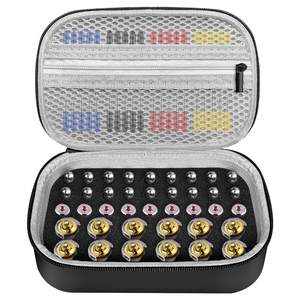 Étui de voyage Compatible pour les lames de fabricant <span class=keywords><strong>Cricut</strong></span> Quickswap pointe de gravure collé-boîte d'accessoires d'outils de lame en tissu - Product Image 1