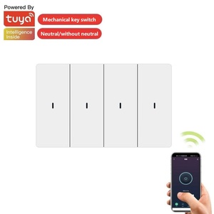 Interruptor Inteligente Mecánico Tuya de 1 Canal, Interruptor de Luz Inteligente WiFi con Placa de Plástico ABS, Compatible con Alexa Dot 5, Tipo Toggle N Neutral - Product Image 6