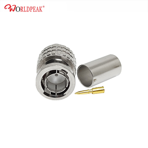 Nhà Máy <span class=keywords><strong>BNC</strong></span> nén kết nối cho RG6 RG59 cáp đồng trục <span class=keywords><strong>BNC</strong></span> Nam uốn 12g-sdi cho CCTV HD-SDI 1694a 6g-sdi 4K UHD máy ảnh - Product Image 5