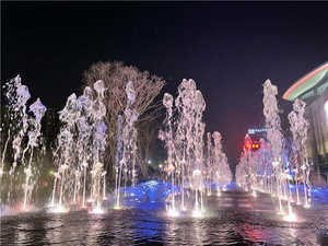 กลางแจ้งดนตรีเต้นรำแห้งชั้นน้ำพุสำหรับขาย - Product Image 3