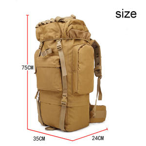 Sacs tactiques de grande capacité personnalisés, nouveaux, pour le camping, la randonnée, le trekking, le sac à dos de voyage tactique, le sac à dos de voyage Molle pour hommes, sac à dos de plein air - Product Image 5