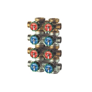 Collettore Coplanare Preassemblato con Valvole di Chiusura 3/4 X Deriv 10 per Sistemi HVAC - Product Image 1
