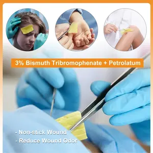 การดูแลบาดแผล Petrolatum Xeroform ผ้ากอซซีนส์เอกซ์โฟรมสําหรับบาดแผลแบบเปิด - Product Image 5