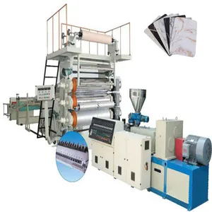 House Wall Decoration Imitation Marble PVC Sheet Extrusion Production Line