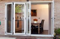Porte blindée en fibre de verre au design élégant, porte extérieure pliante en fibre de verre, porte noire en fibre de verre, vente en gros