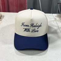 Topi Snapback 5 Panel Model A Frame Dua Warna Cerah untuk Pesta Pernikahan, Desain Kustom Bordir, Topi Sport Unisex, Mode Terbaru