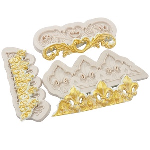 Khuôn Bánh Silicon Họa Tiết Châu Âu Khuôn Silicon Để Trang Trí Bánh Dụng Cụ Làm Bánh - Product Image 5