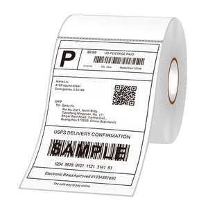 High Quality 4x6 Thermal <b>Printer</b> Labels Strong Self-Adhesive Waterproof <b>Paper</b> <b>Sticker</b> for Shipping & Marketing Die Cut Accepted - Product Image 4
