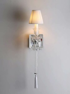 Hiện đại sang trọng cổ điển Tường Đèn Treo Tường Đèn LED <span class=keywords><strong>Torch</strong></span> Bracket Ánh sáng pha lê trang trí chiếu sáng cho phòng ngủ nhà khách sạn phòng khách - Product Image 5