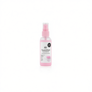<b>Pink</b> 50ml Travel-Sized Toiletries <b>Bottle</b> Set for On-the-Go Essentials - Product Image 1