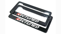 Cadre de plaque d'immatriculation personnalisé en aluminium/plastique/alliage pour voitures Mahindra Renault Logan, certifié ISO9001, vente en gros